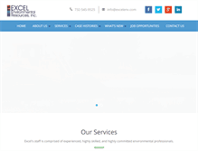 Tablet Screenshot of excelenv.com